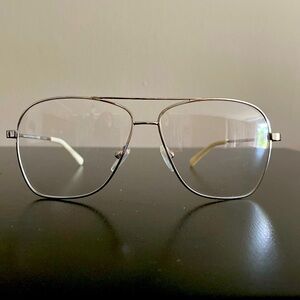 Freecity aviator glasses silver frame